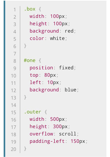 html text position x y